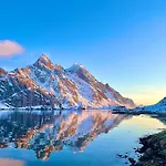 Beachfront Paradise Lofoten Chalet Bostad