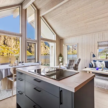 شاليه Beachfront Paradise Lofoten