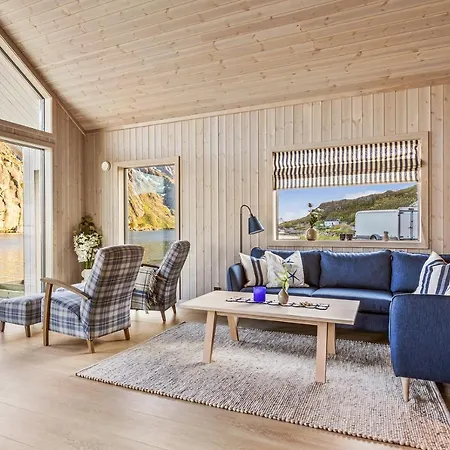 شاليه Beachfront Paradise Lofoten *