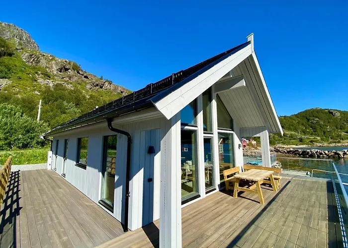 Beachfront Paradise Lofoten Chalé