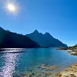 Beachfront Paradise Lofoten Chalet Bostad